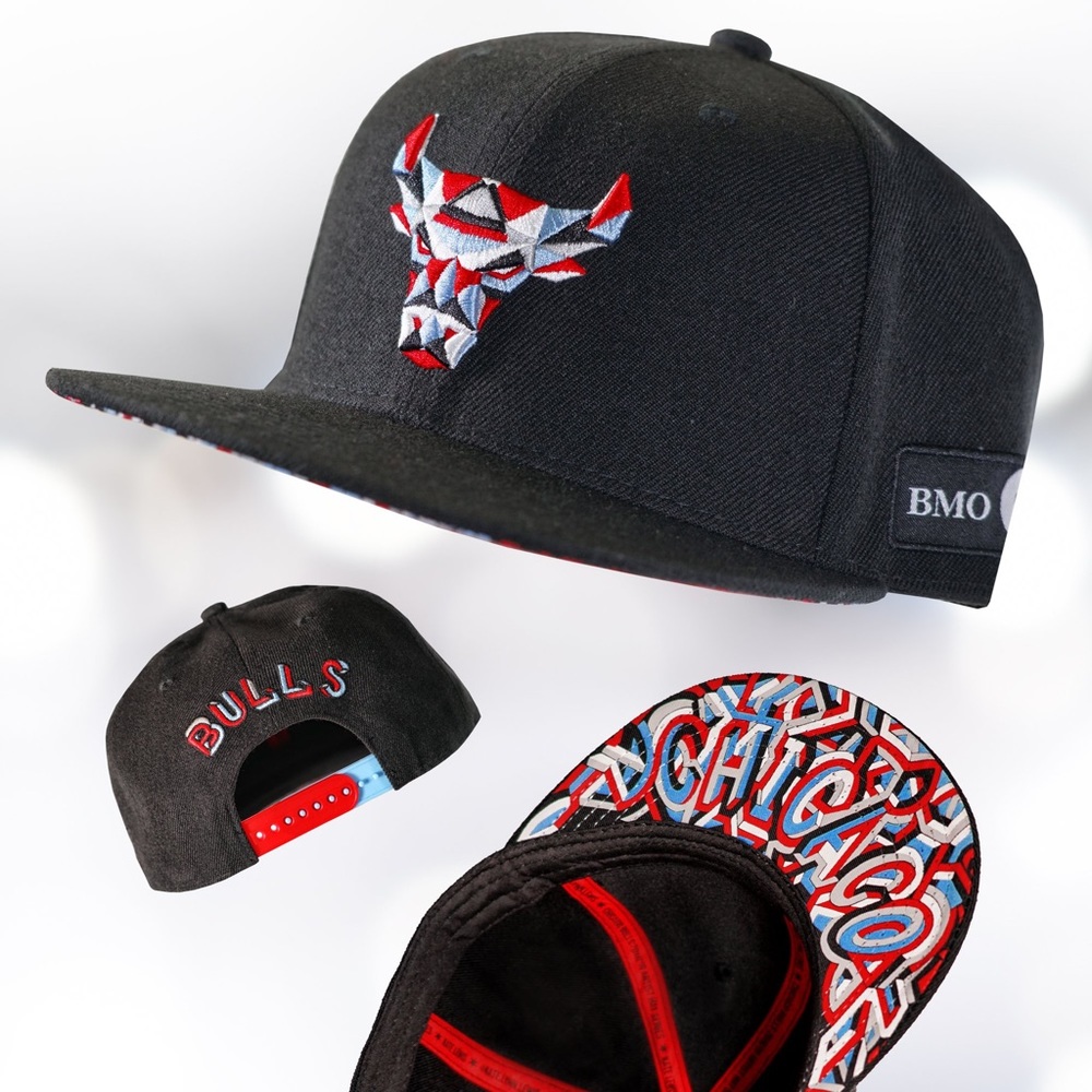 Chicago Bulls Artist Series Kate Lewis Graffiti Snapback Hat NEW Limited…